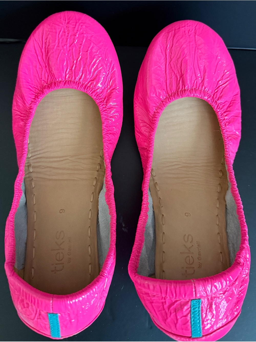 Tieks Size 9 - Pop Pink